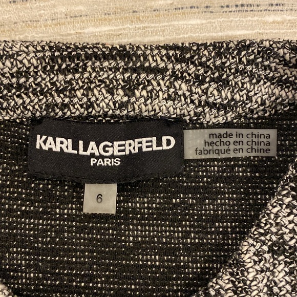 Karl Lagerfeld knit jacket - pearl colored button details - Picture 3 of 9